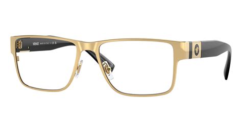 versace eyeglasses 0ct000105 1002 55|Versace™ VE1274 1002 55 Gold/Black Eyeglasses .